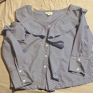 Elegant Striped Button-Down Shirt